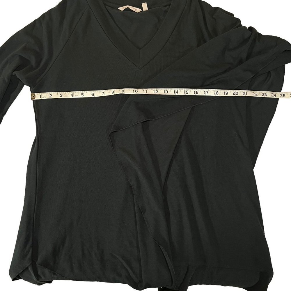 Soft Surroundings Woman size L Long Sleeve Layered Asymmetrical Soft Cozy Blouse - Picture 4 of 8
